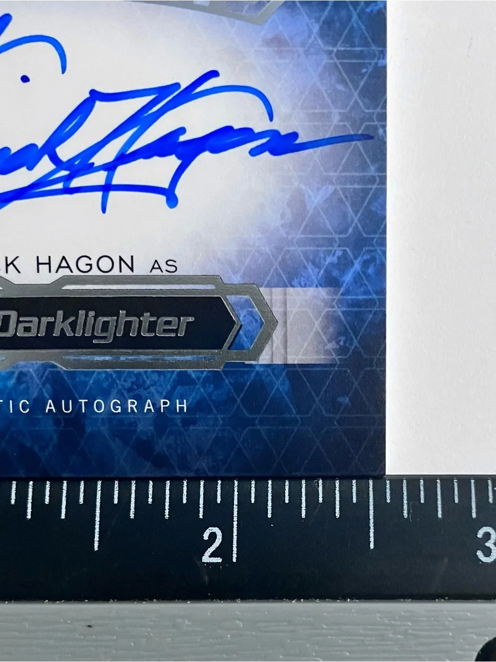 STAR WARS 2016 Masterwork SIGNED Card / GARRICK HAGON as Biggs Darklighter, RARE